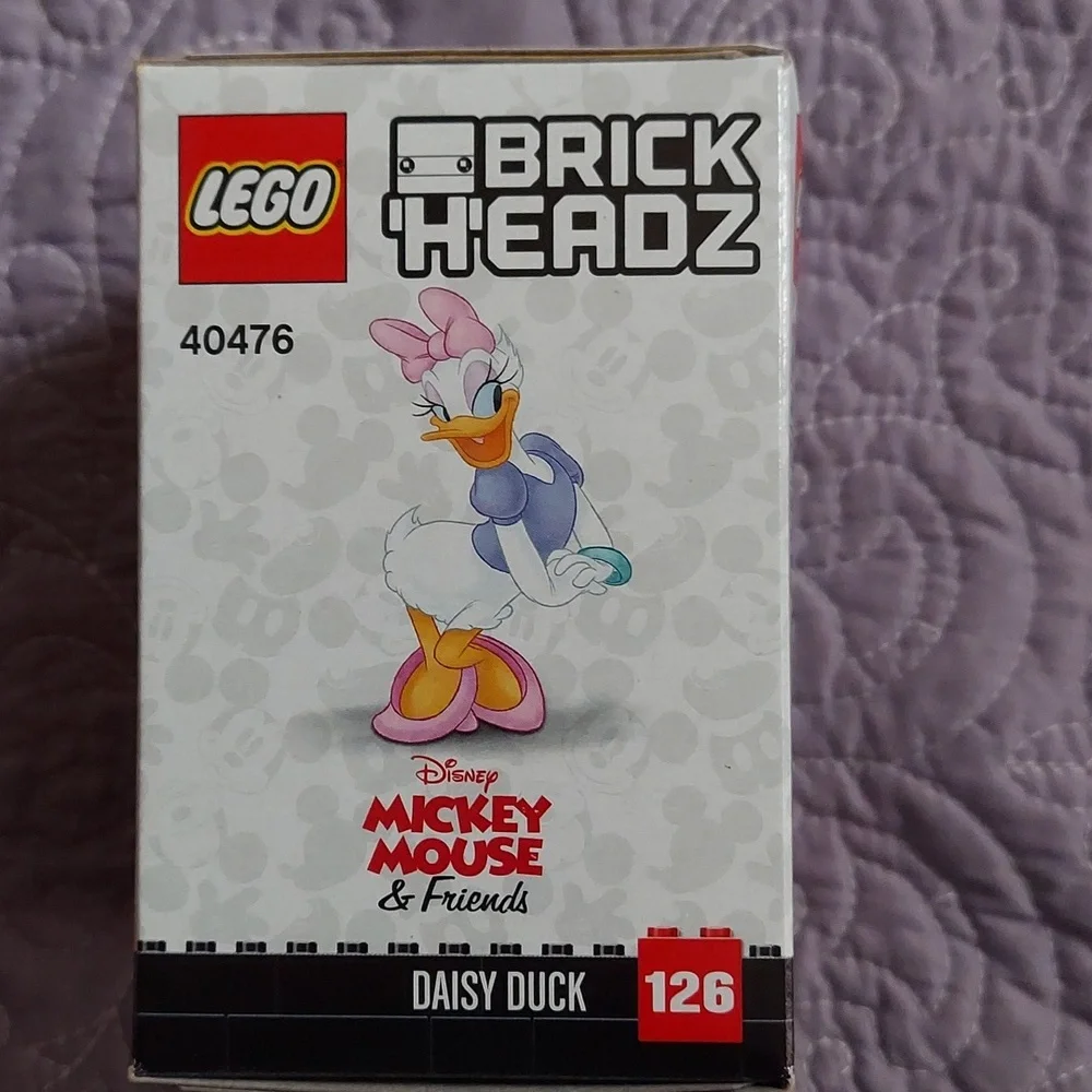 LEGO BRICKHEADZ DISNEY DAISY DUCK BNWT Limited Edition RETIRED!